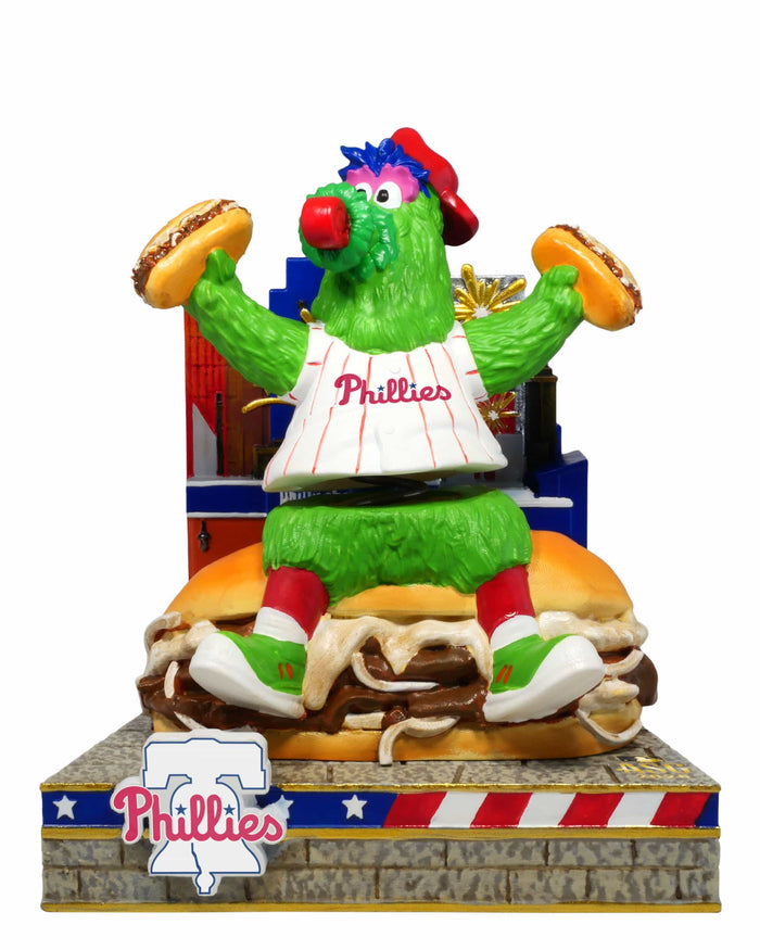 Phillie Phanatic Philadelphia Phillies 2026 MLB All Star Phanatic on Parade Cheesesteak Mascot Bobblehead FOCO - FOCO.com