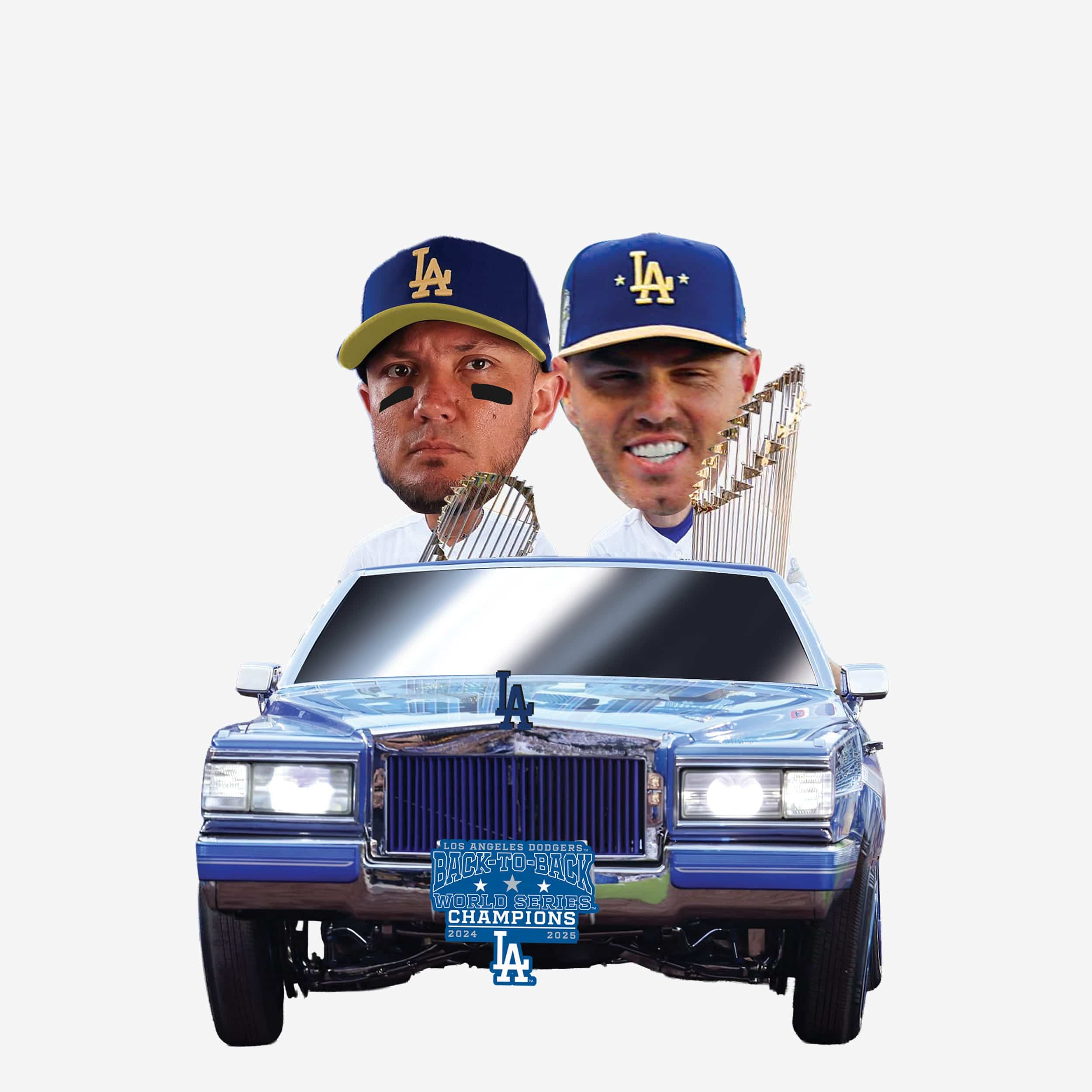 Miguel Rojas & Freddie Freeman Los Angeles Dodgers Back to Back