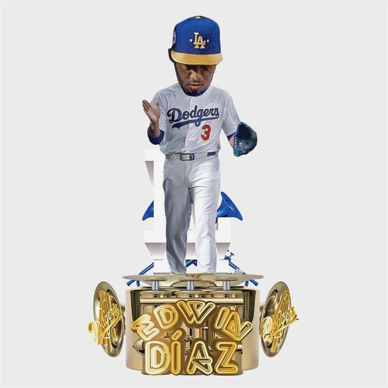 Edwin Diaz Los Angeles Dodgers Trumpet Entrance Bobblehead FOCO