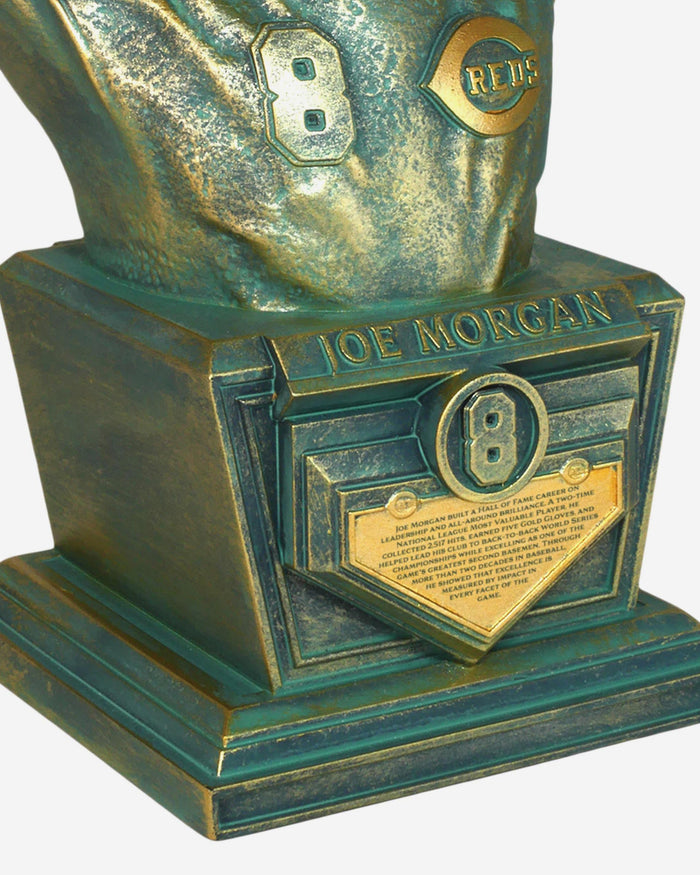 Joe Morgan Cincinnati Reds Bronze Patina Bust Bobblehead FOCO - FOCO.com