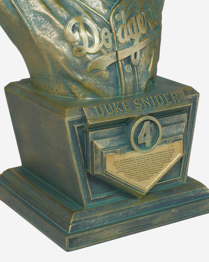 Duke Snider Los Angeles Dodgers Bronze Patina Bust Bobblehead FOCO - FOCO.com