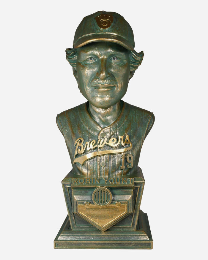 Robin Yount Milwaukee Brewers Bronze Patina Bust Bobblehead FOCO - FOCO.com