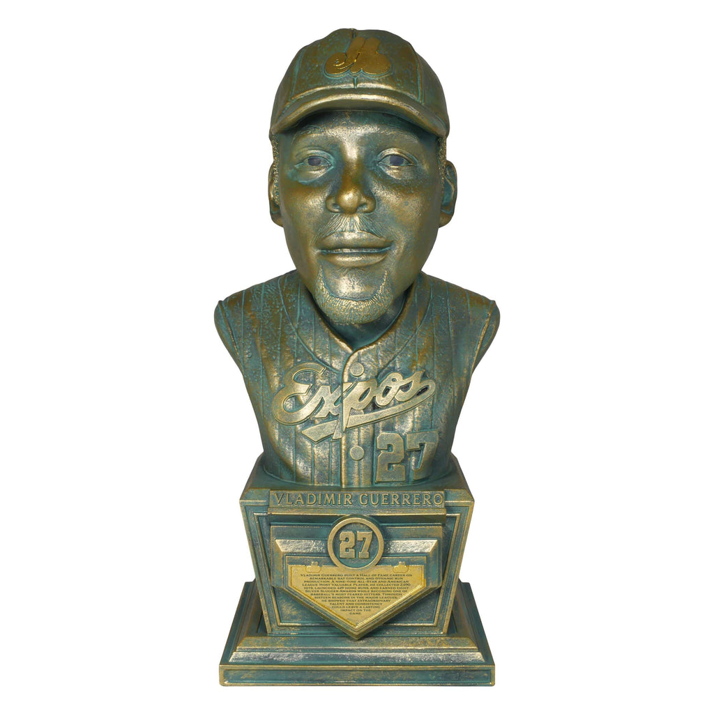 Vladimir Guerrero Montreal Expos Bronze Patina Bust Bobblehead FOCO - FOCO.com