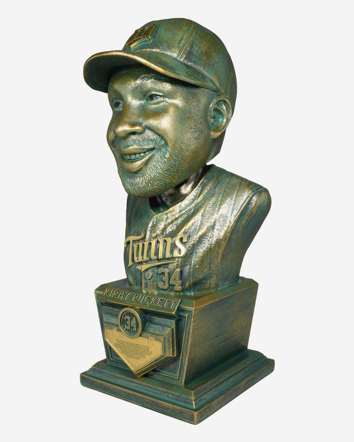 Kirby Puckett Minnesota Twins Bronze Patina Bust Bobblehead FOCO - FOCO.com