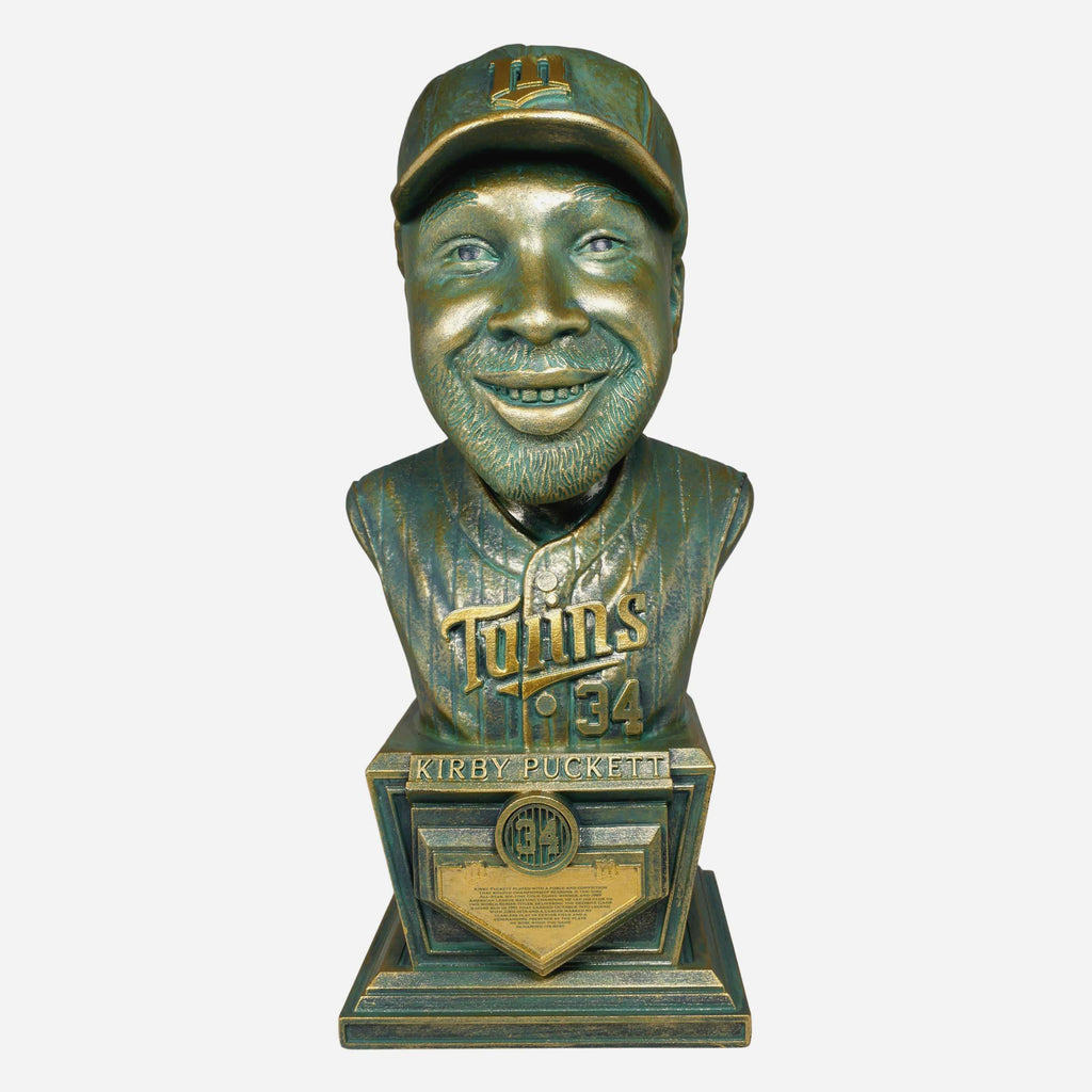 Kirby Puckett Minnesota Twins Bronze Patina Bust Bobblehead FOCO - FOCO.com