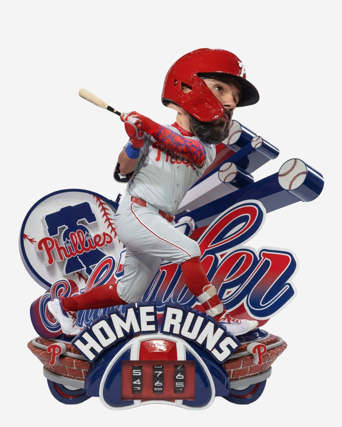 Kyle Schwarber Philadelphia Phillies Career Home Run Counter Bobblehead FOCO - FOCO.com