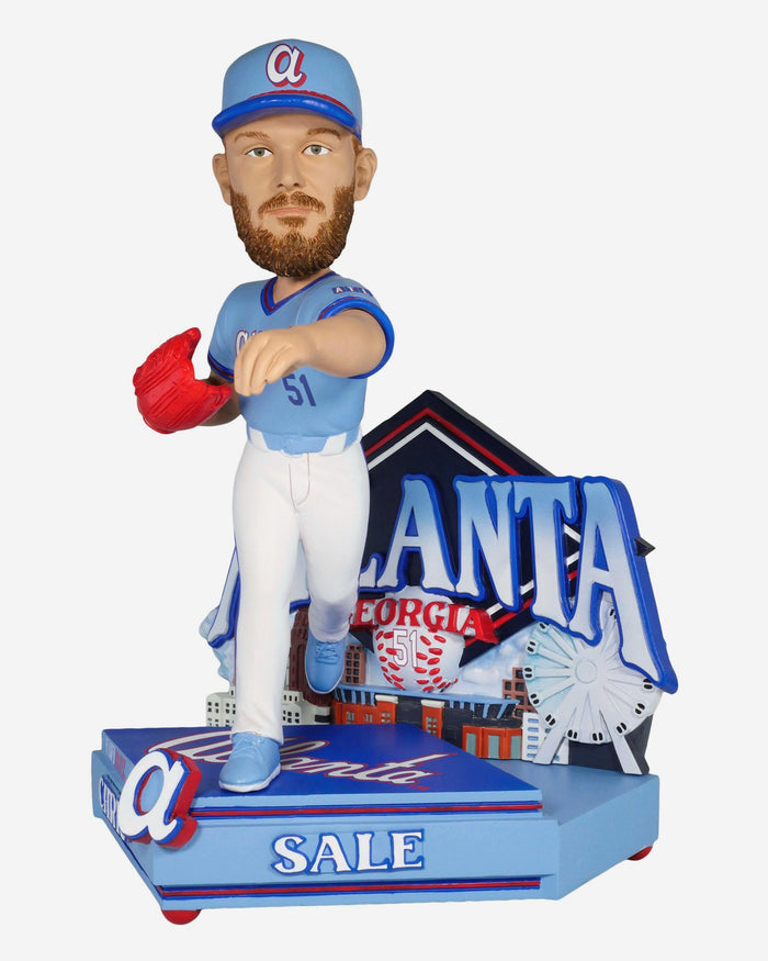 Chris Sale Atlanta Braves 2026 City Connect Jersey Bobblehead FOCO - FOCO.com