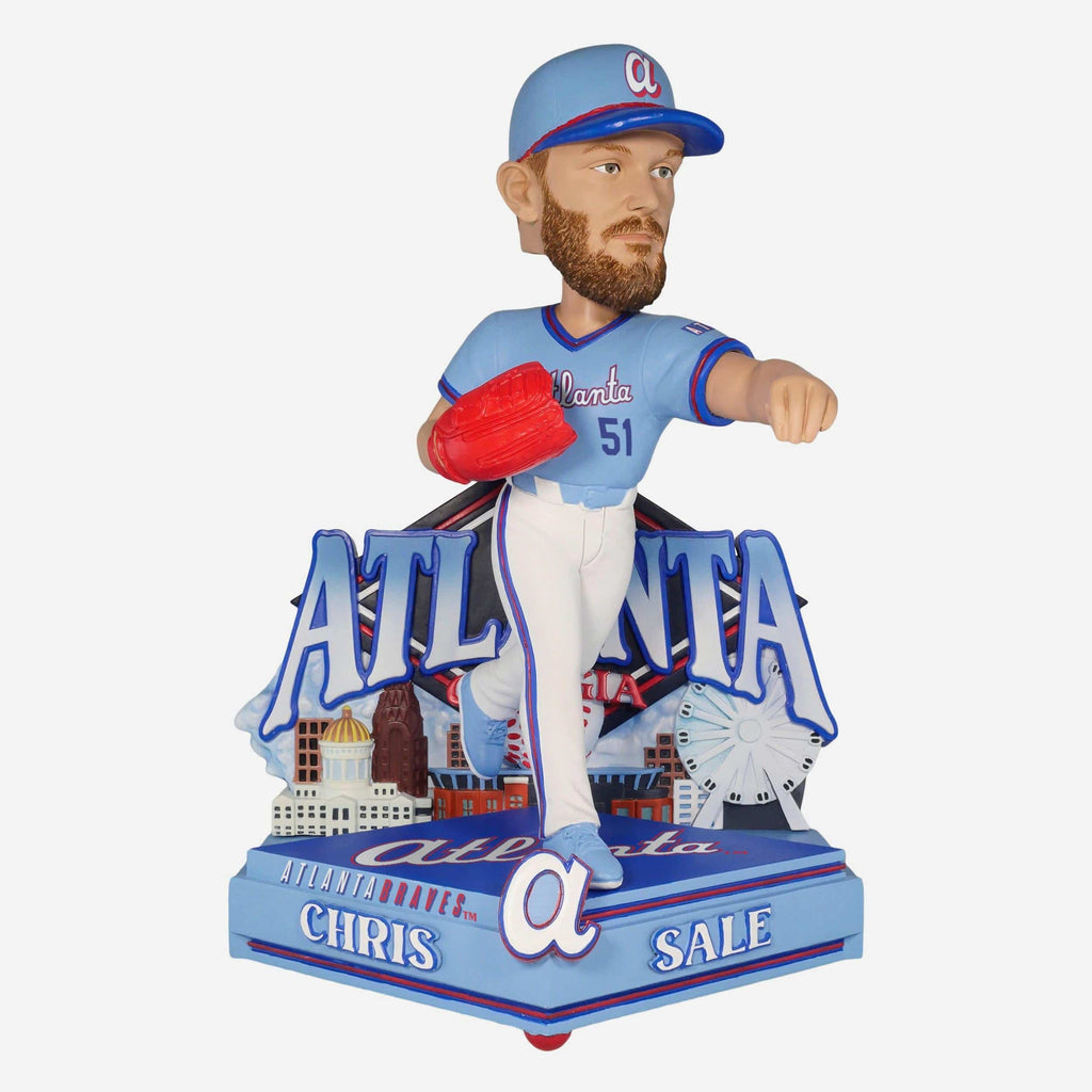 Chris Sale Atlanta Braves 2026 City Connect Jersey Bobblehead FOCO - FOCO.com