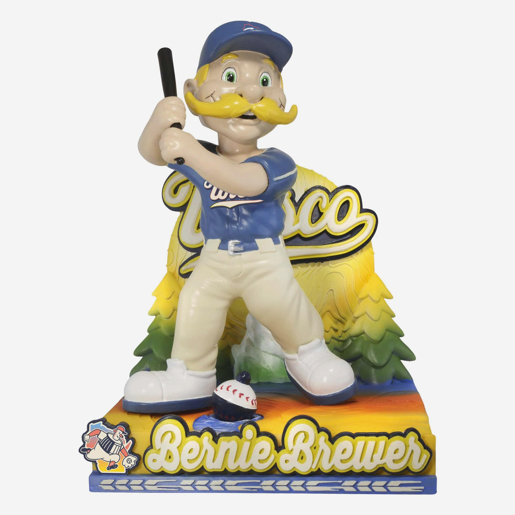 Bernie Brewer Milwaukee Brewers 2026 City Connect Jersey Mascot Bobblehead FOCO - FOCO.com