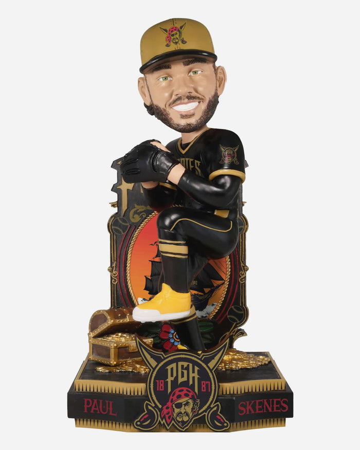 Paul Skenes Pittsburgh Pirates 2026 City Connect Jersey Bobblehead FOCO - FOCO.com