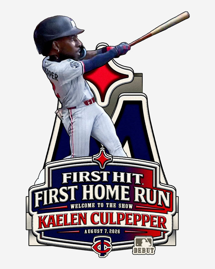 Kaelen Culpepper Minnesota Twins MLB Debut First Home Run Bobblehead