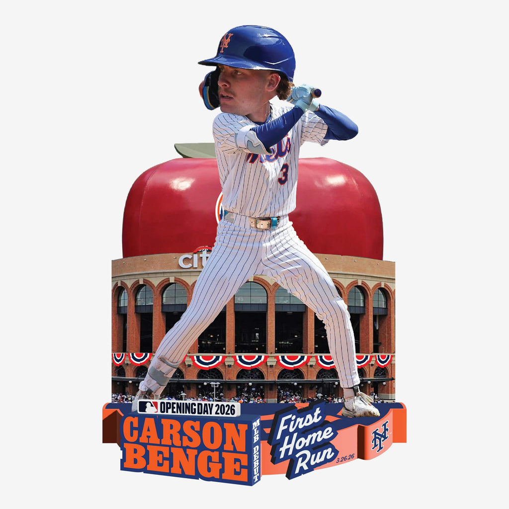 Carson Benge New York Mets MLB Debut First Home Run Bobblehead
