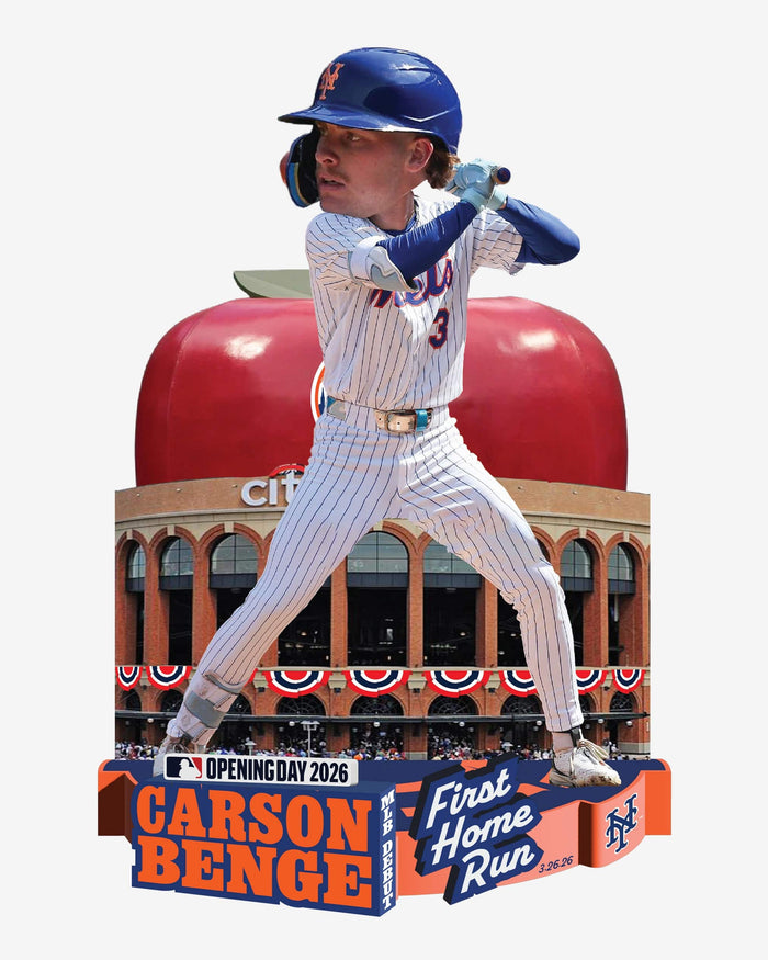 Carson Benge New York Mets MLB Debut First Home Run Bobblehead FOCO