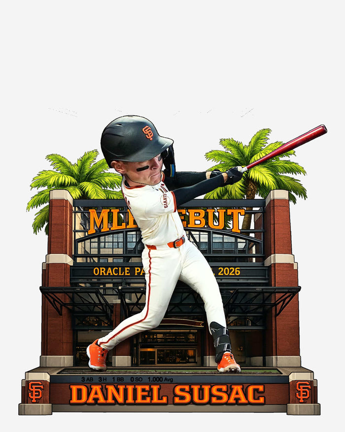 Daniel Susac San Francisco Giants MLB Debut Gamebreaker Bobblehead FOCO - FOCO.com