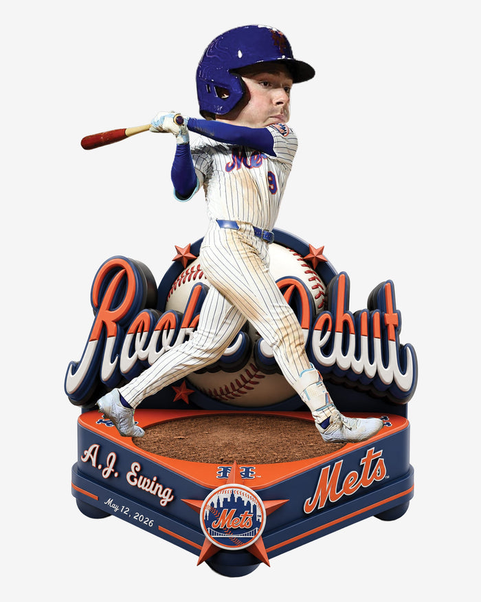 AJ Ewing New York Mets MLB Debut Bobblehead FOCO - FOCO.com