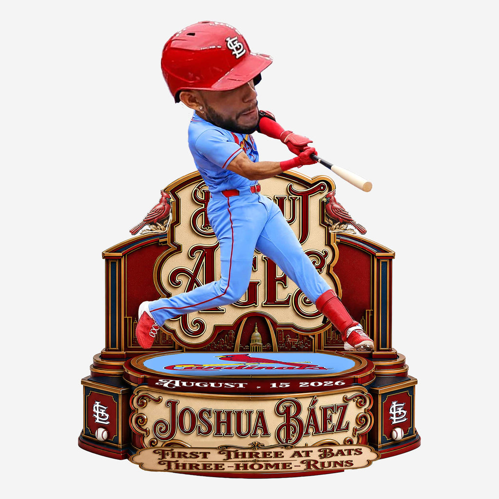 Joshua Baez St Louis Cardinals MLB Debut of the Ages Three Home Run Game Bobblehead FOCO - FOCO.com
