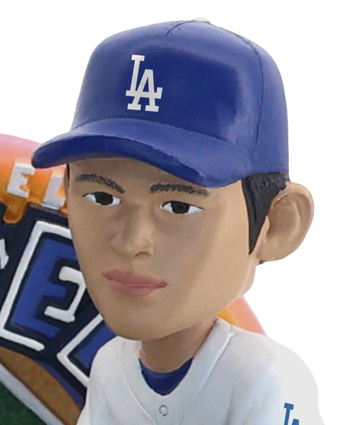Roki Sasaki & Hello Kitty® Los Angeles Dodgers Dual Mini Bobblehead Scene FOCO - FOCO.com