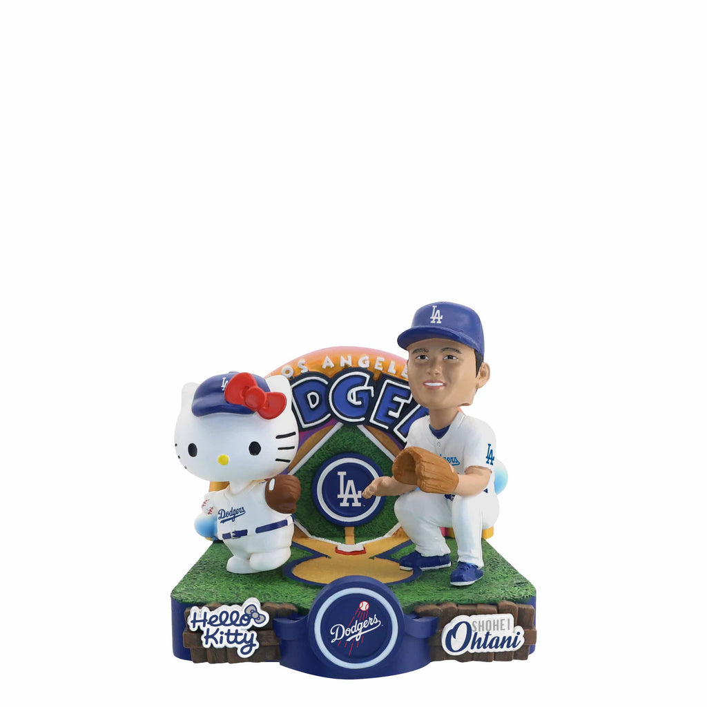 Shohei Ohtani & Hello Kitty® Los Angeles Dodgers Dual Mini Bobblehead Scene