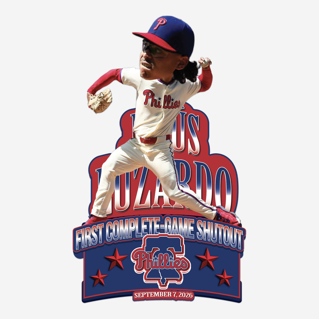 Jesus Luzardo Philadelphia Phillies First-Career Complete-Game Shutout Bobblehead FOCO - FOCO.com