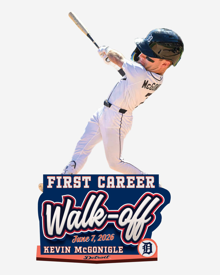 Kevin McGonigle Detroit Tigers First Career Walk- Off Home Run Bobblehead