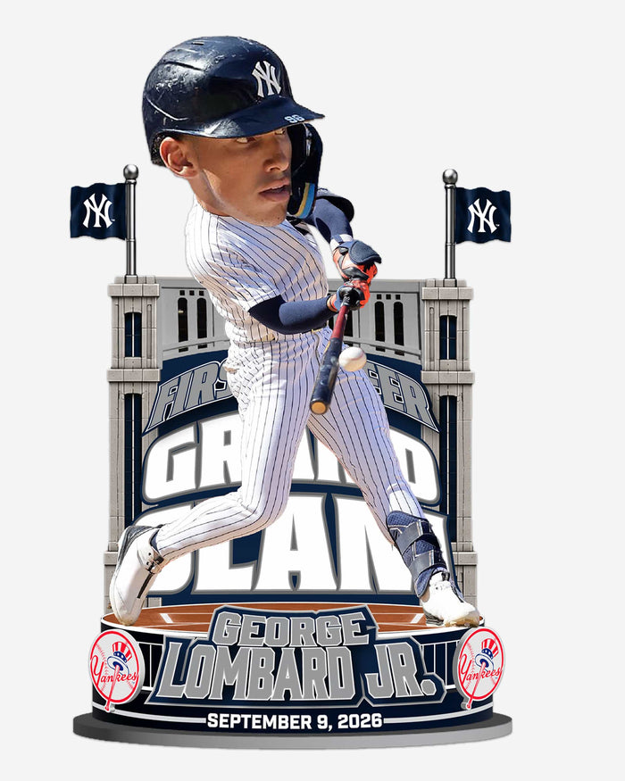 George Lombard Jr New York Yankees First Career Grand Slam Bobblehead FOCO - FOCO.com