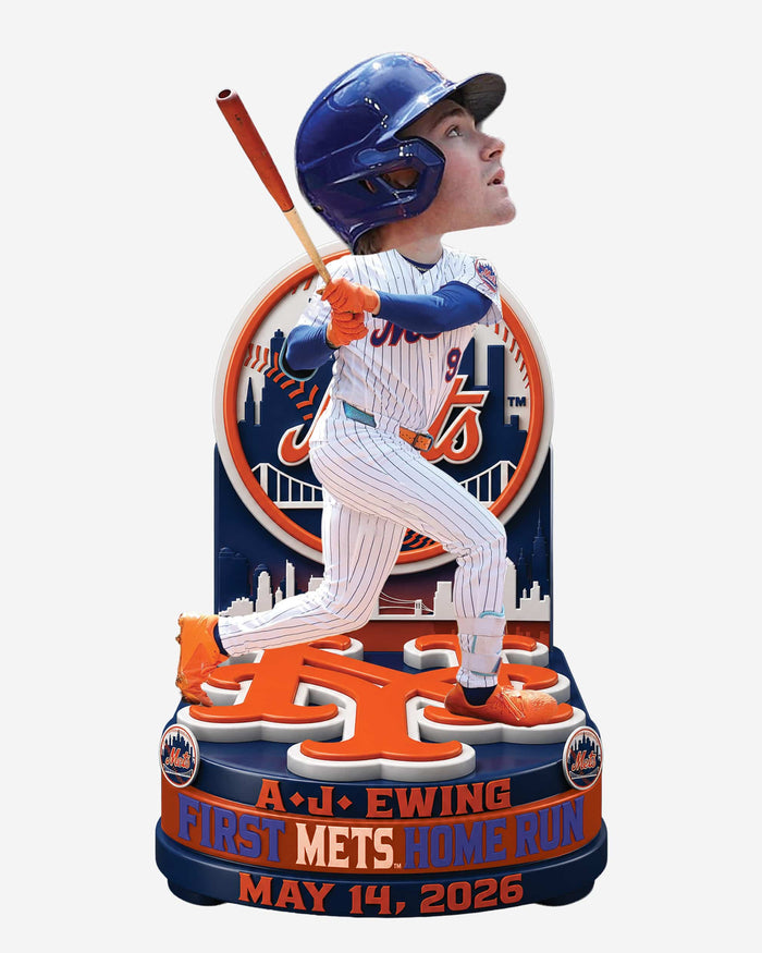 AJ Ewing New York Mets First Home Run Bobblehead FOCO - FOCO.com