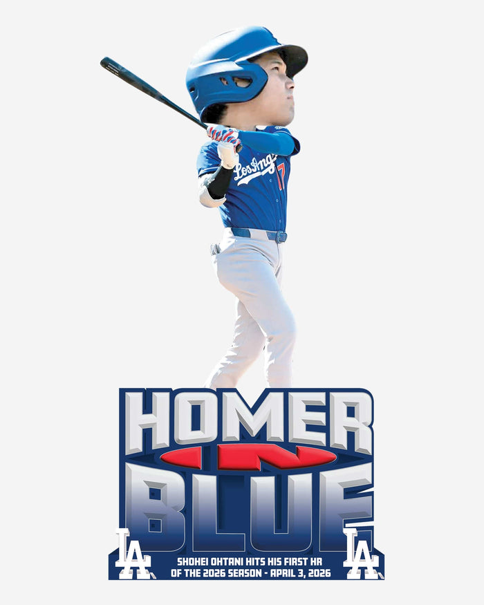 Shohei Ohtani Los Angeles Dodgers First Home Run 2026 Season Bobblehead FOCO - FOCO.com