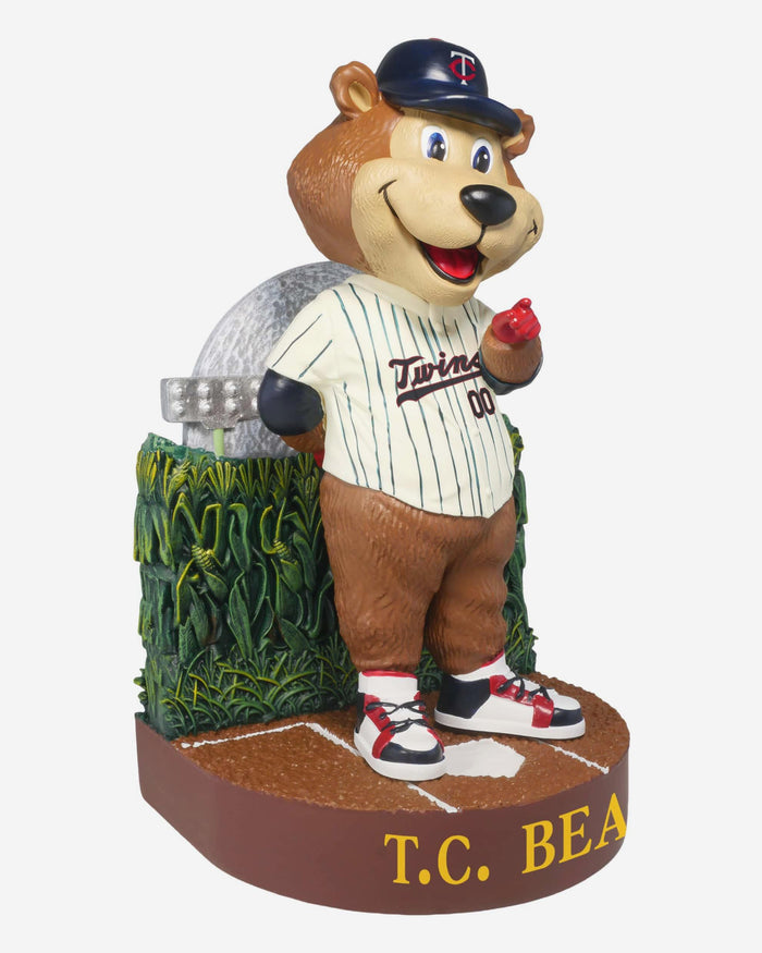TC Bear Minnesota Twins 2026 Dyersville Cornfield Mascot Bobblehead FOCO - FOCO.com