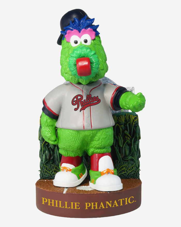 Phillie Phanatic Philadelphia Phillies 2026 Dyersville Cornfield Mascot Bobblehead FOCO - FOCO.com
