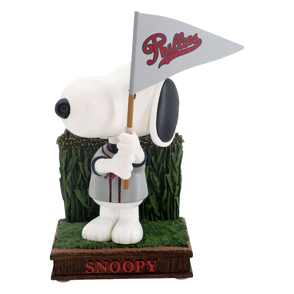 Philadelphia Phillies Snoopy Peanuts 2026 Dyersville Cornfield Mini Bobblehead