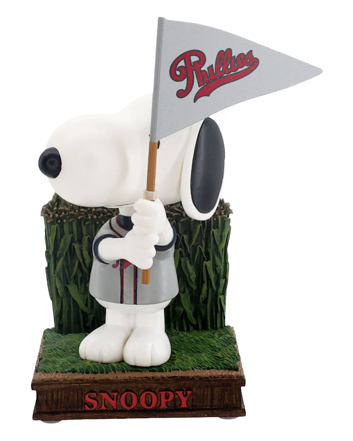 Philadelphia Phillies Snoopy Peanuts 2026 Dyersville Cornfield Mini Bobblehead