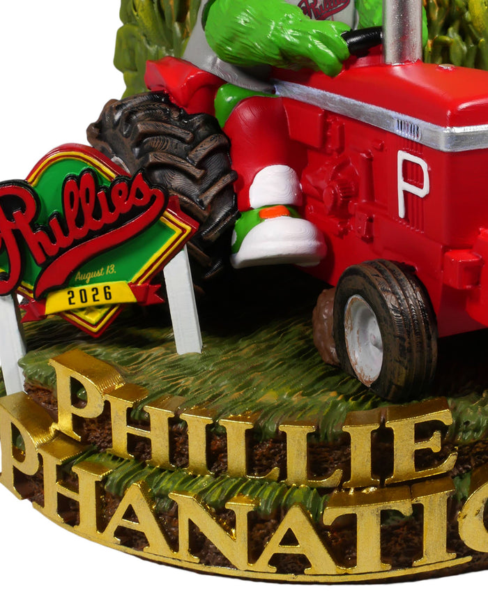Phillie Phanatic Philadelphia Phillies 2026 Dyersville Tractor Mascot Bobblehead