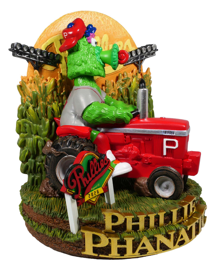 Phillie Phanatic Philadelphia Phillies 2026 Dyersville Tractor Mascot Bobblehead