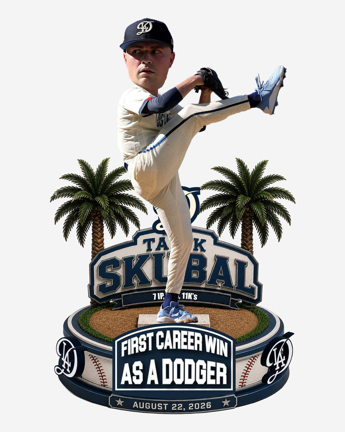Tarik Skubal Los Angeles Dodgers First Win Bobblehead