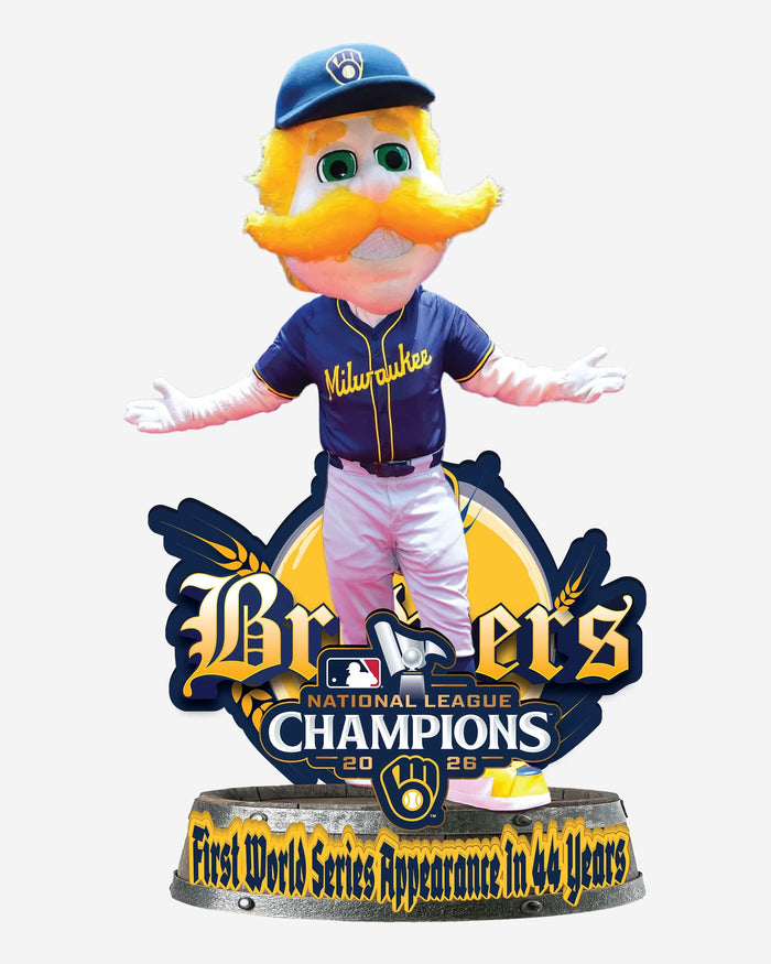 Bernie Brewer Milwaukee Brewers 2026 First World Series Appearance in 44 Years Bobblehead