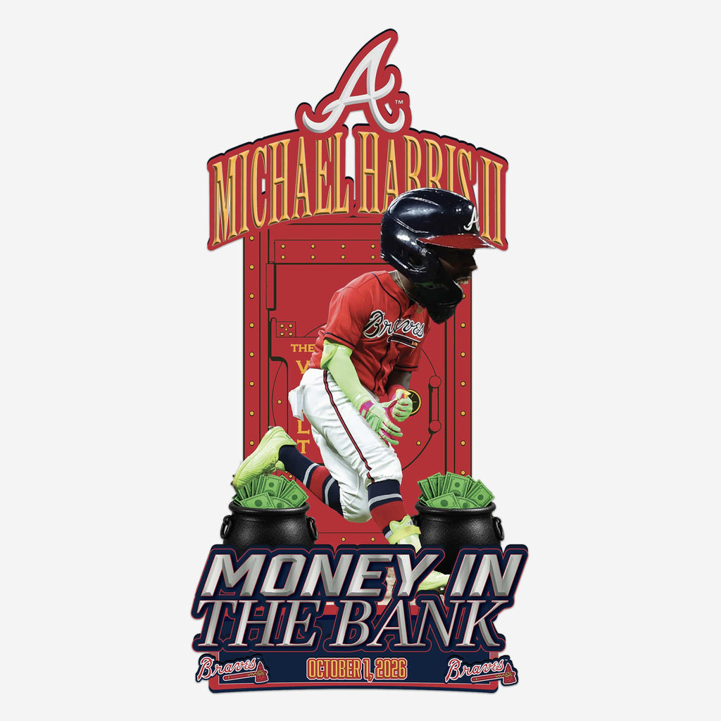 Michael Harris II Atlanta Braves 2026 Wild Card Gamebreaker Bobblehead FOCO - FOCO.com