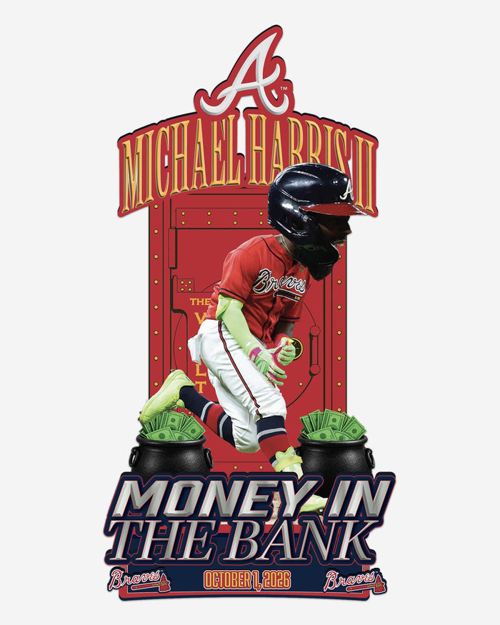 Michael Harris II Atlanta Braves 2026 Wild Card Gamebreaker Bobblehead