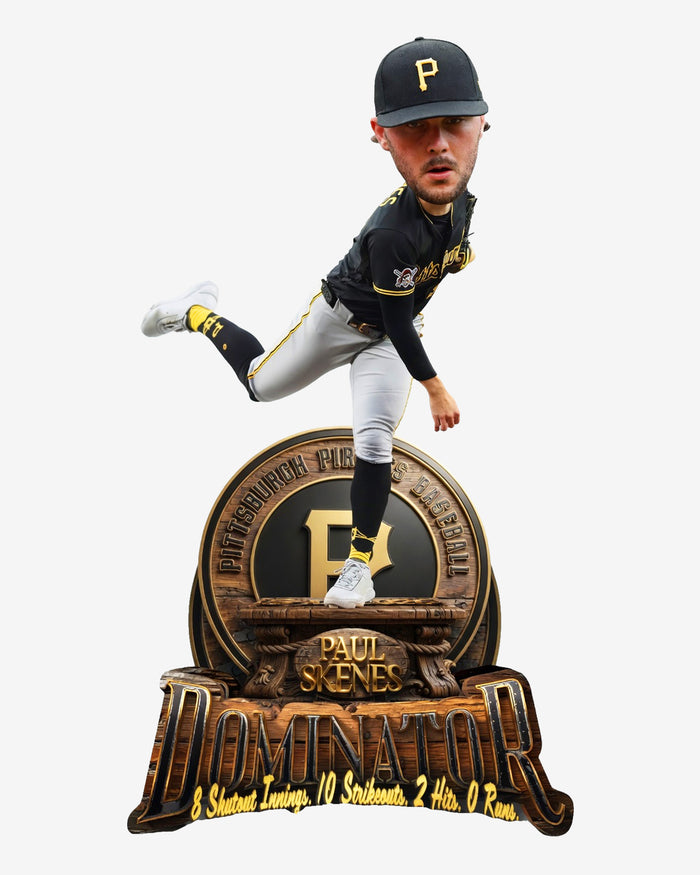 Paul Skenes Pittsburgh Pirates 8 Shutout Innings 2026 Gamebreaker Bobblehead FOCO - FOCO.com