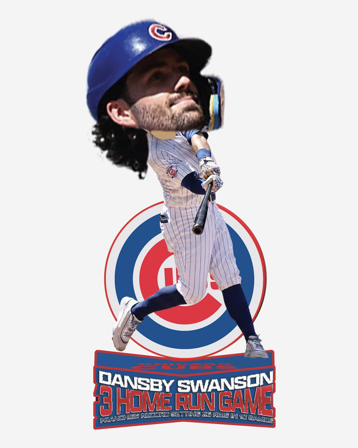 Dansby Swanson Chicago Cubs 3 Home Run Game Bobblehead