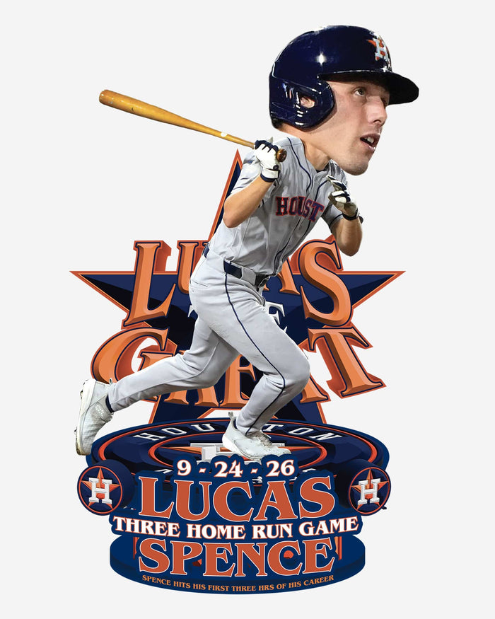 Lucas Spence Houston Astros 3 Home Run Game Bobblehead