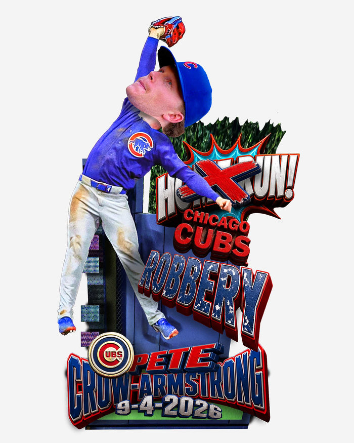 Pete Crow-Armstrong Chicago Cubs Home Run Robbery Bobblehead