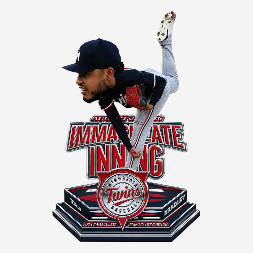 Taj Bradley Minnesota Twins Immaculate Inning Bobblehead FOCO - FOCO.com