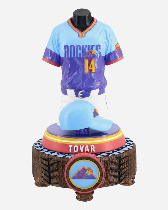 Ezequiel Tovar Colorado Rockies 2026 City Connect Jersey Bust FOCO - FOCO.com