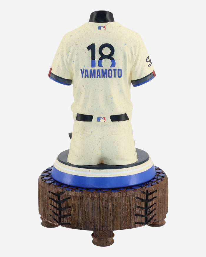 Yoshinobu Yamamoto Los Angeles Dodgers City Connect Jersey Bust FOCO - FOCO.com