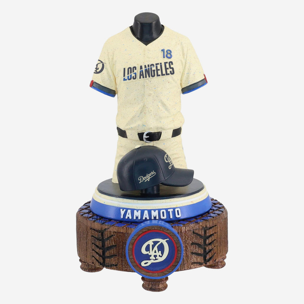 Yoshinobu Yamamoto Los Angeles Dodgers City Connect Jersey Bust FOCO - FOCO.com