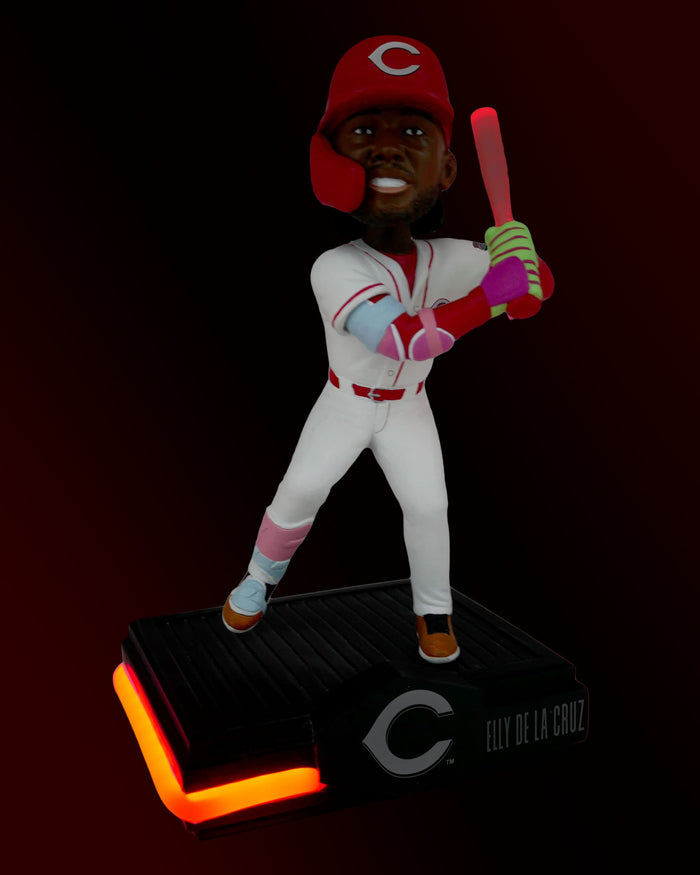 Elly De La Cruz Cincinnati Reds 2026 Light Up Bat Bobblehead FOCO - FOCO.com