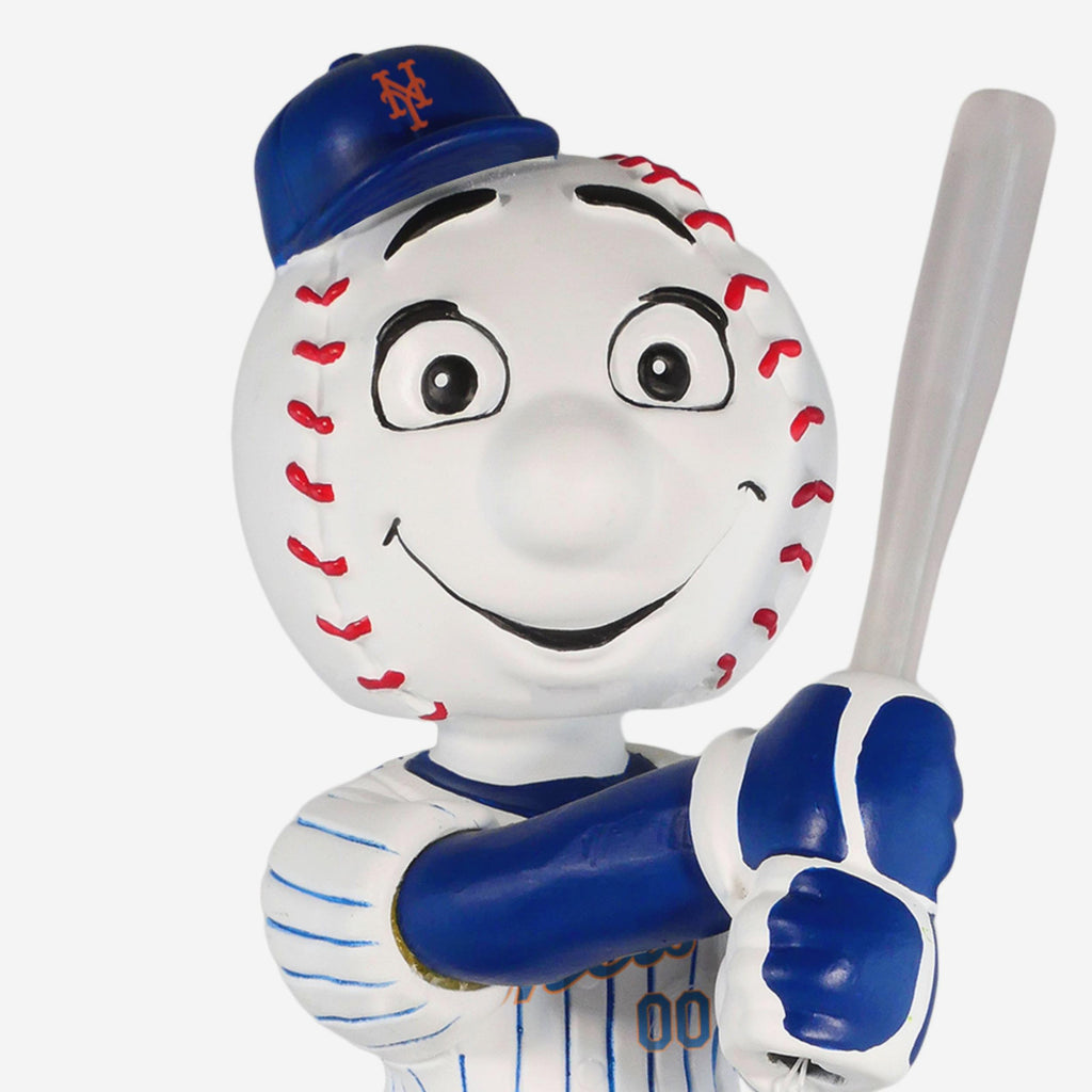 Mr Met New York Mets Light Up Bat Mascot Bobblehead FOCO