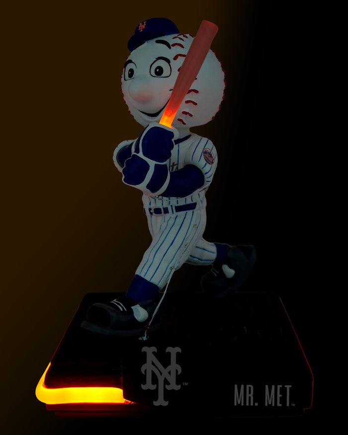 Mr Met New York Mets Light Up Bat Mascot Bobblehead FOCO - FOCO.com