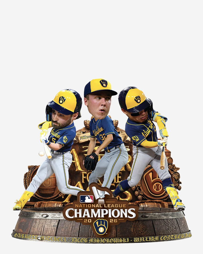Milwaukee Brewers 2026 Year of the Ages Mini Bobblehead Scene