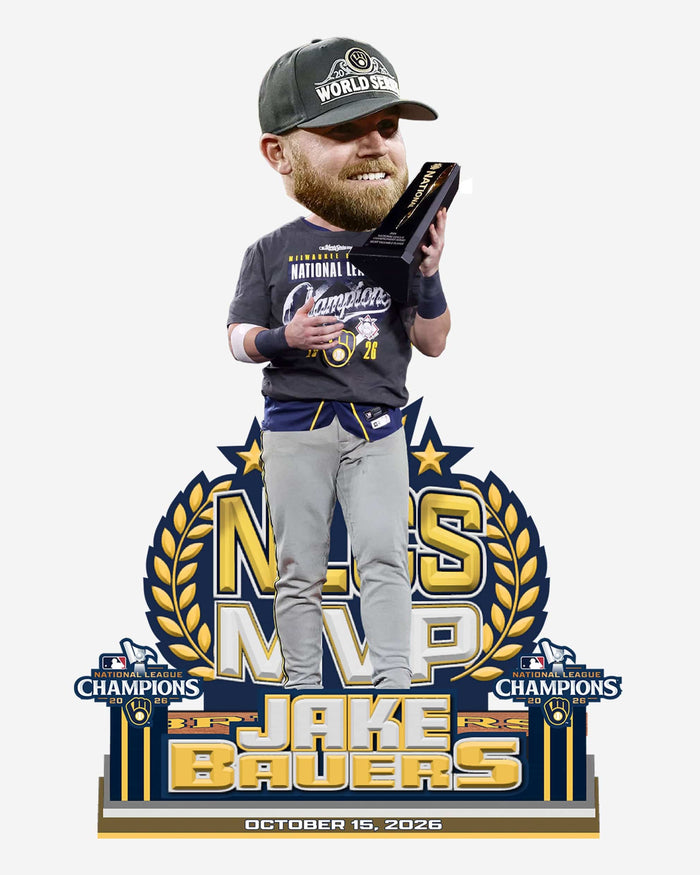 Jake Bauers Milwaukee Brewers 2026 NLCS MVP Bobblehead